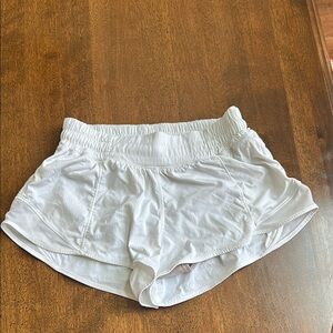 lululemon athletica White Athletic Shorts